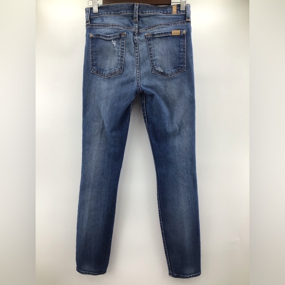 7 For All Mankind Blue The Ankle Skinny Jeans - Picture 3 of 16